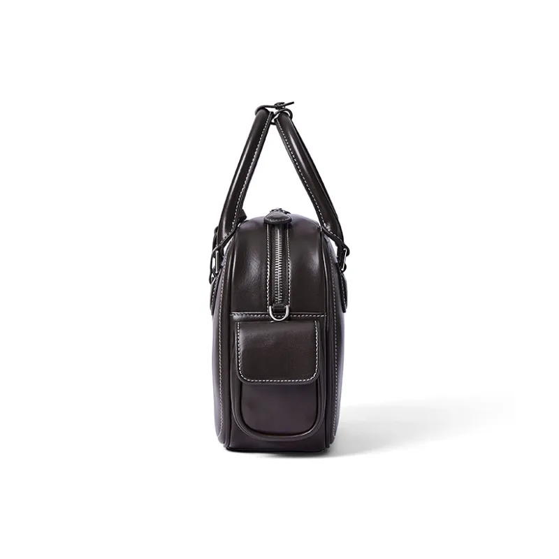 AMAZING SONG Cow Leather One Shoulder Handbags Medium Size Women's Multicolor-24
