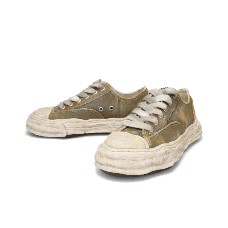 MIHARA YASUHIRO Peterson23 Low Top Skateboard Shoes Unisex Green-2
