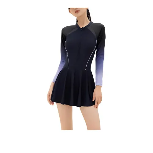 361° One-piece Swimsuit Women's Gradient Black