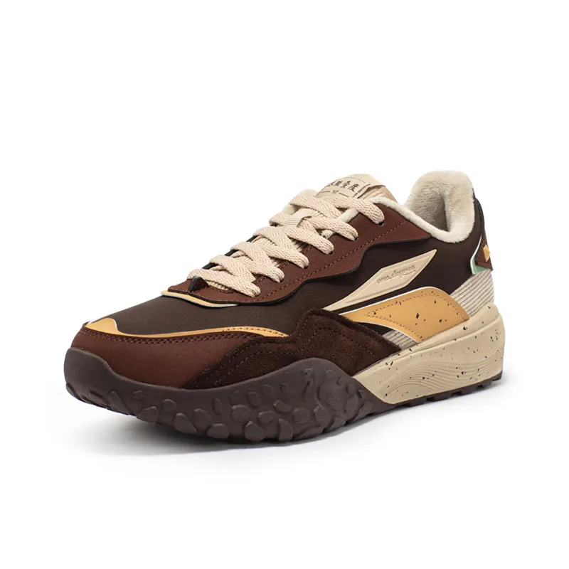 361° Shortbread Slip Resistant And Abrasion Resistant Coverage Low Top Casual Shoes Men's Brown-1