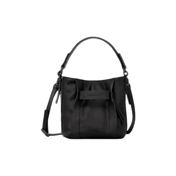LONGCHAMP Small 3D Leather Crossbody Bag