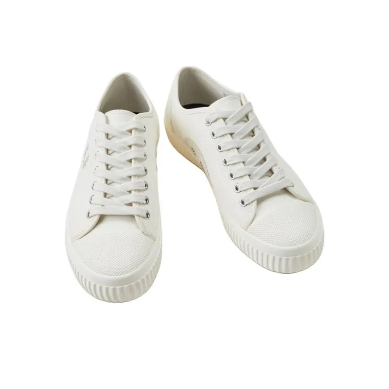 FRED PERRY Hughes Slip-Resistant Cushioning Low-Top Skateboard Shoes Men's Beige-3