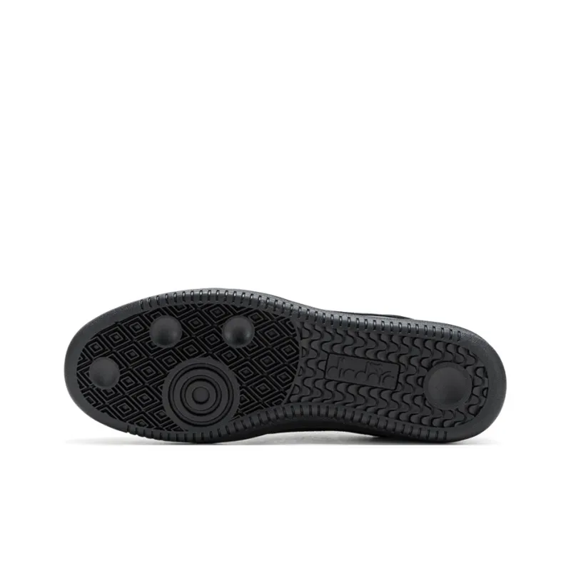 Diadora Cushioning Low Top Skateboard Shoes Unisex Black-3