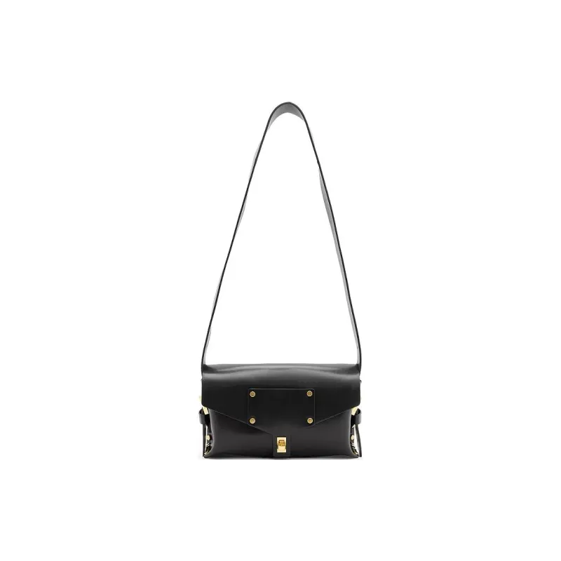 ALLSAINTS Leather Shoulder Bag Women's Black-0