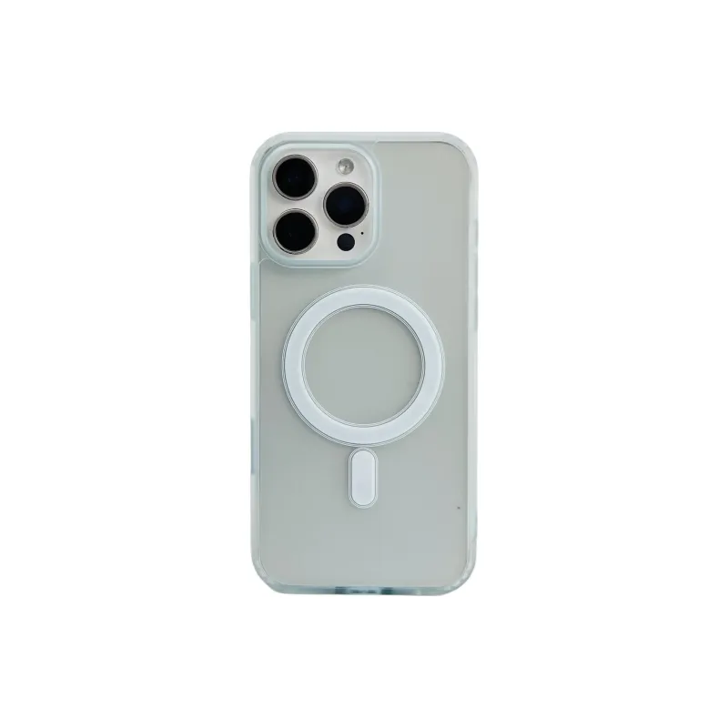 Wei Xin TPU Material Matte Magnetic Tricolor Phone Cases Compatible With IPhone 16/15 Pro Max/Apple 13/14 Pro/Max-8