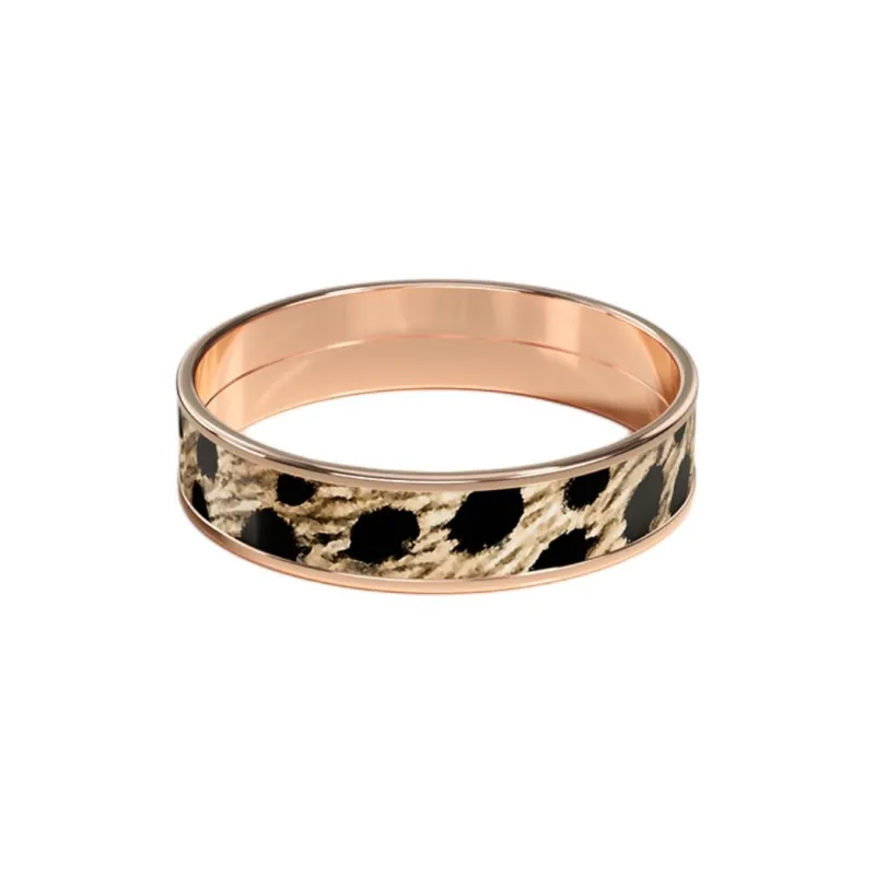 HERMES Rose Gold-Plated Enamel Rings Women's Gold-1