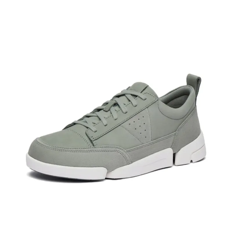 Clarks Trigenic Slip Resistant Low Top Casual Shoes Men's Green-1