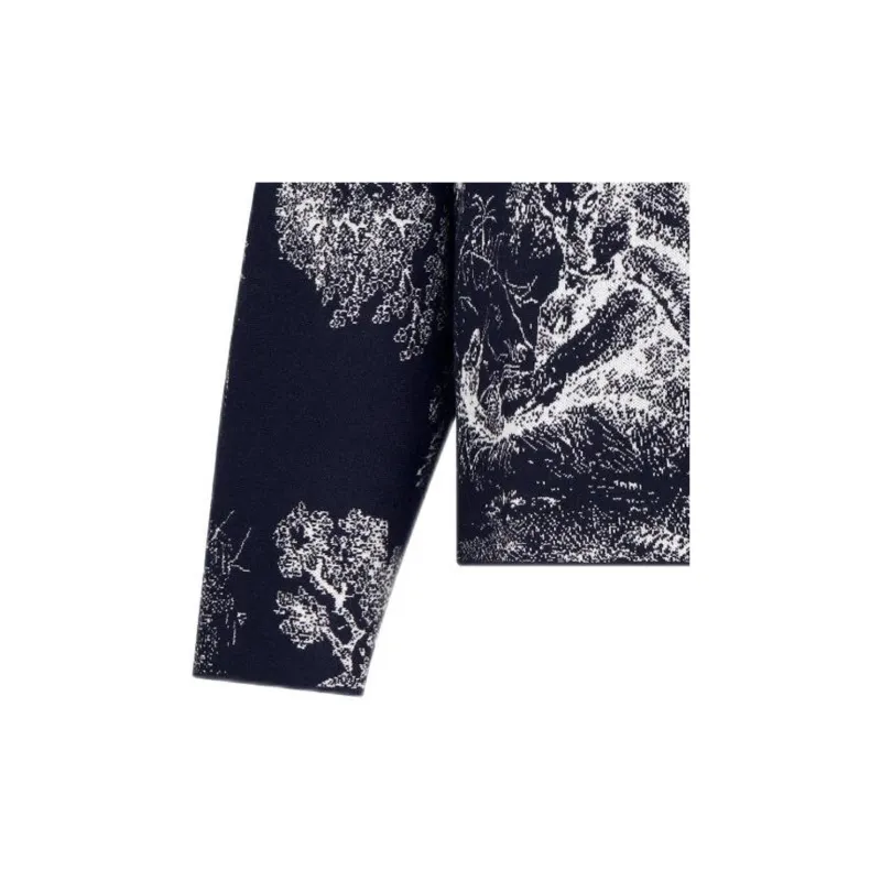 DIOR Quarterly New Products Sweatshirts Women's Blue-4