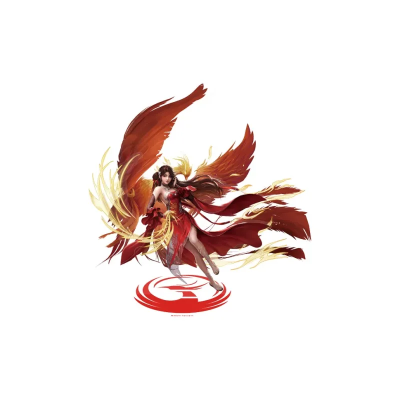 TENGXUNSHIPINCAOCHANGDI Perfect World Standee Laser Ticket Shi Hao Fire Spirit Cloud Xi Badges-1