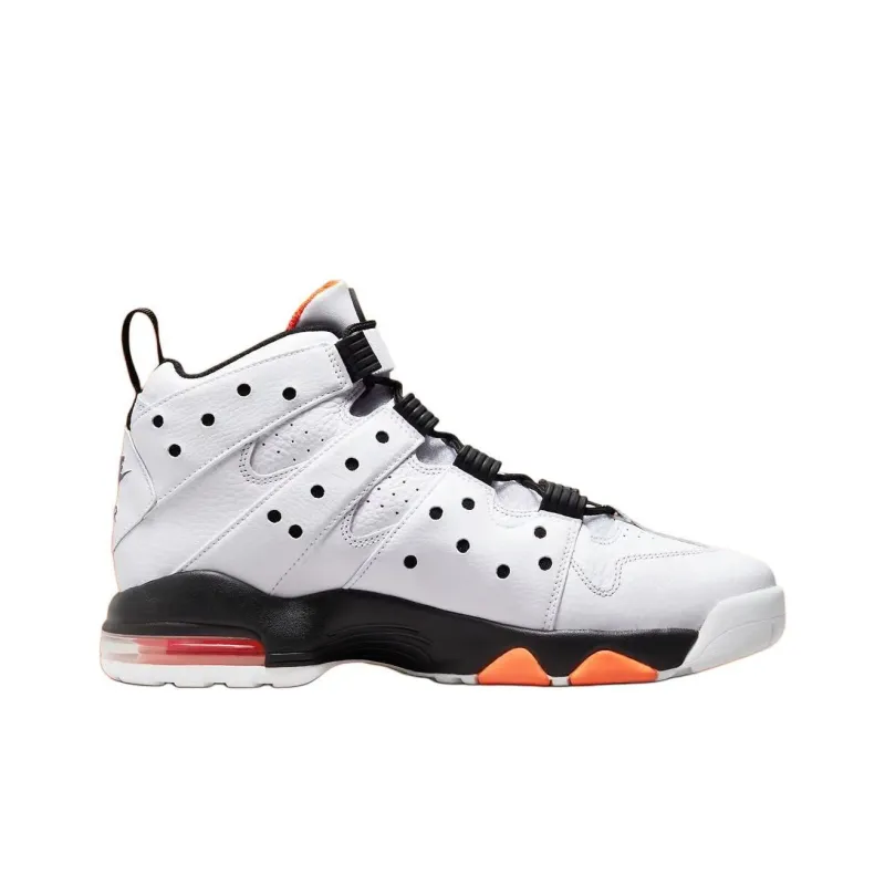 Nike Air Max 2 CB 94 Anti Slip Wear Resistant Mid Top Vintage Basketball Shoes Unisex White 2025 Edition-1