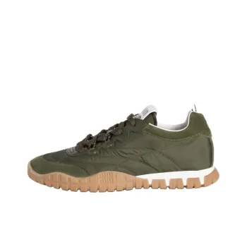 MIU MIU Low Top Casual Shoes Women's Army Green
