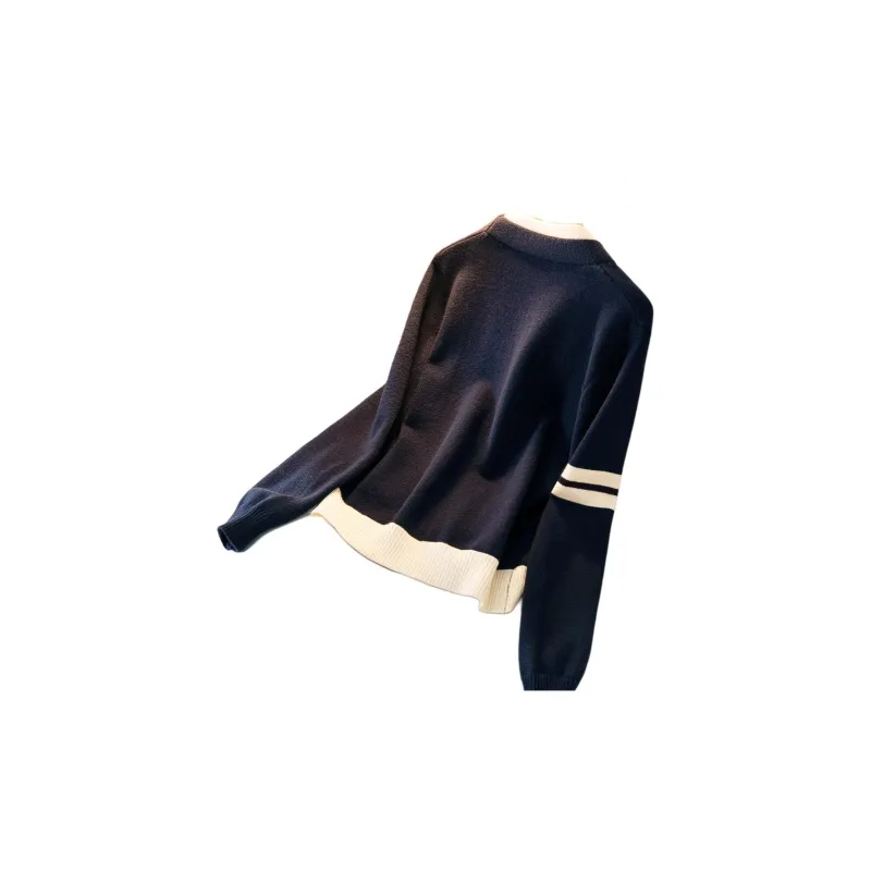 IHIMI Knitwear Women's Navy Blue-2