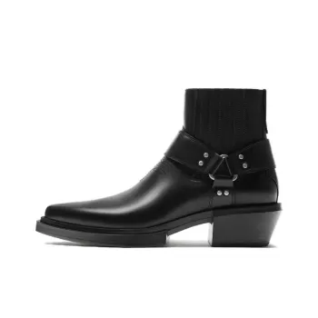 ZARA Ankle Boots Men Black
