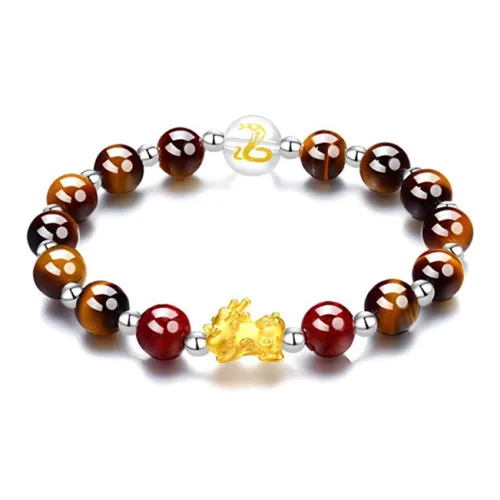 Hkgd Wealth And Good Luck With Chinese Auspicious Animal Solid Gold 999 Fixed Price Bracelets Unisex