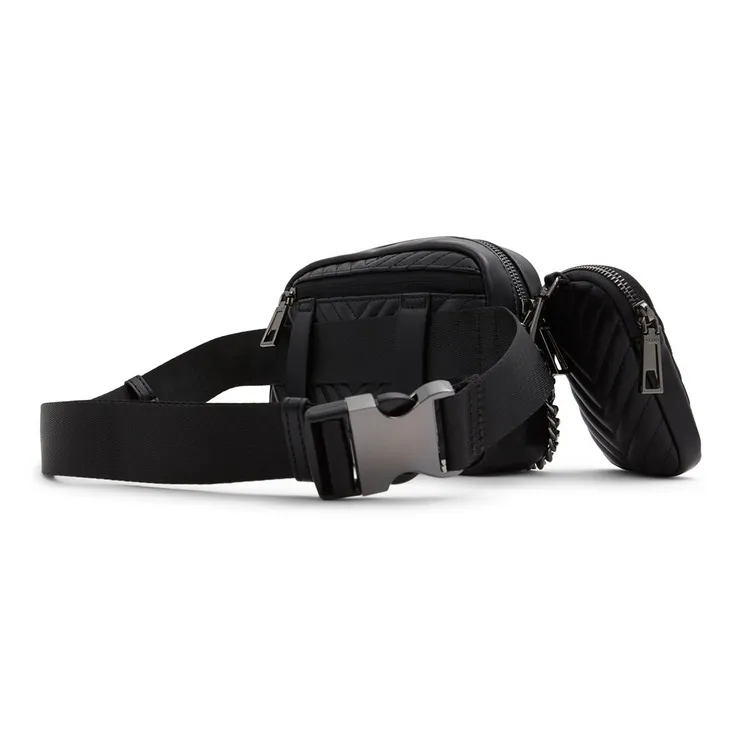 ALDO Artificial Leather Fanny Pack Small Size Women's White/Black-4