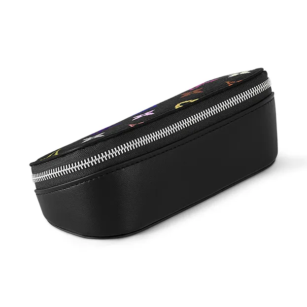 LOUIS VUITTON X Takashi Murakami Monogram Multicolor Sunglass Pouch Black Multicolored-1