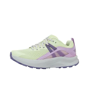 THE NORTH FACE Hypnum Cushioning Wear Resistant Low Top Casual Running Shoes Women's Yellow Green