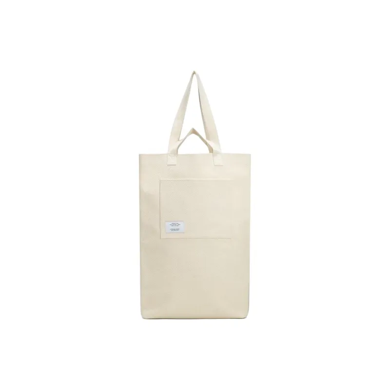 Alpha Industries Cotton Tote Bag Shopping Bag Shoulder Bag Handbag Men's White-0