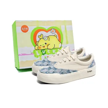 Budding Bear Anti Slip Wear Resistant Low Top Canvas Shoes Unisex Box