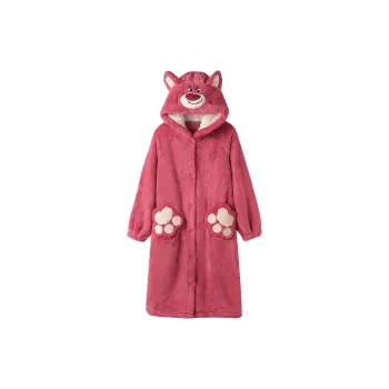JINGYUN x Disney Pajama Robe Women's Silver Red