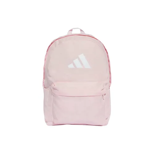 Adidas Polyester Backpack Women's Transparent Pink & White