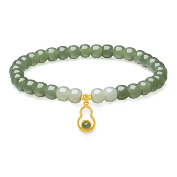 Oriental Jade Hetian Jade Bracelets White Jade/Pale Greenish White Jade Women's