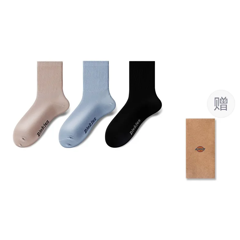 Dickies Comfortable Fall And Winter Crew Socks Unisex-18