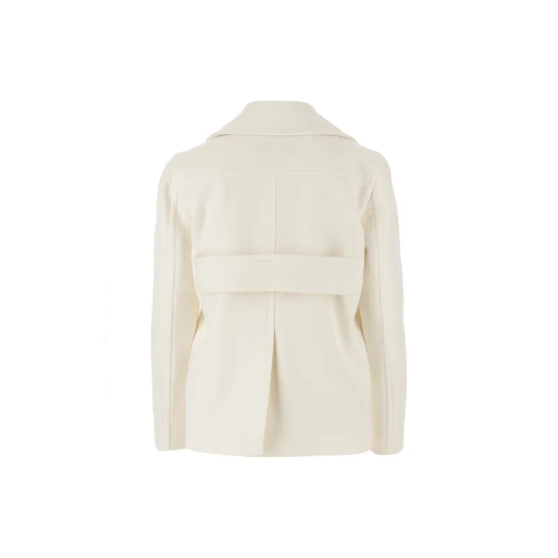 Valentino Coats Women's White-1