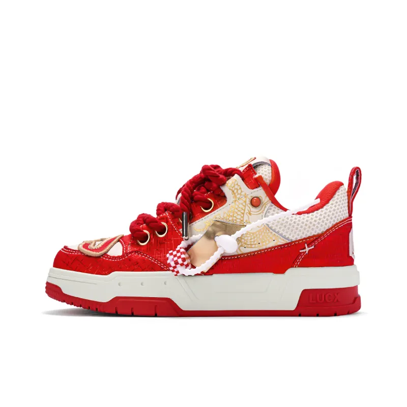 LUCX Lucky Shoes Anti Slip Wear Resistant Low Top Casual Shoes Unisex-8