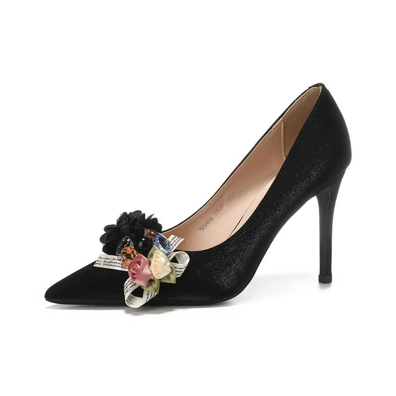 QITUMAUL Slim Heel High Heels Women's-13