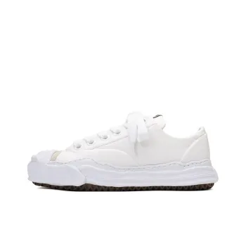 MIHARA YASUHIRO Hank Slip Resistant Low Top Skateboard Shoes Unisex White