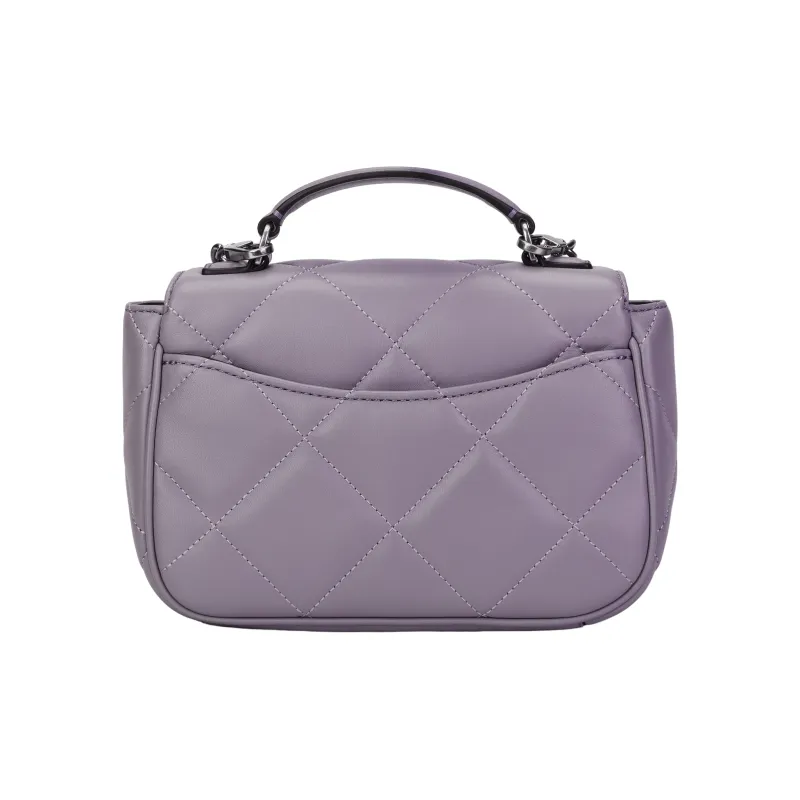 TORY BURCH Sheepskin Messenger Bag Shoulder Bag Crossbody Bag Handbag Women's Purple-2