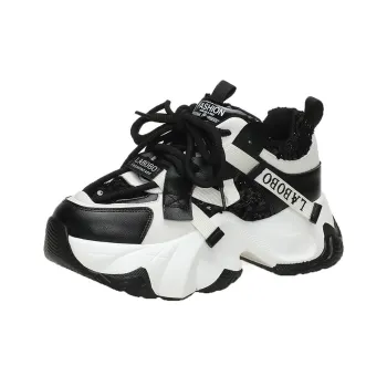 DEVIL AND ANGEL Cushioned Slip Resistant Breathable Low Top Chunky Sneakers Unisex