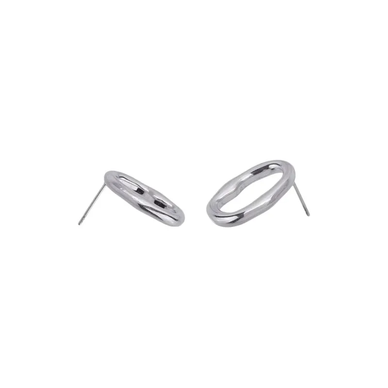 ANARTXY Surgical Steel Earrings Women's Silver/Gold-1