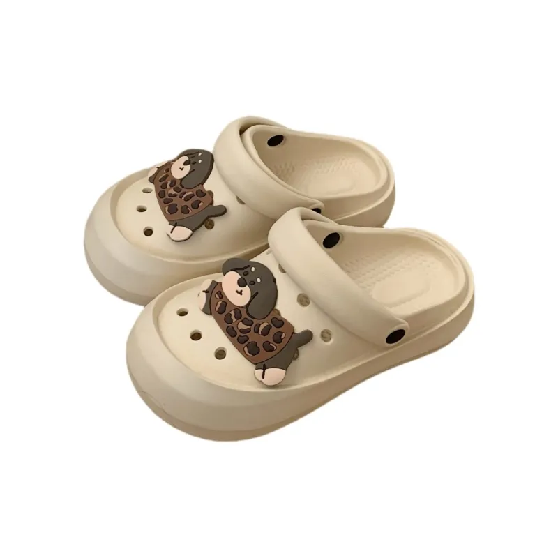 Thin Strips Slippers Women's, White-11