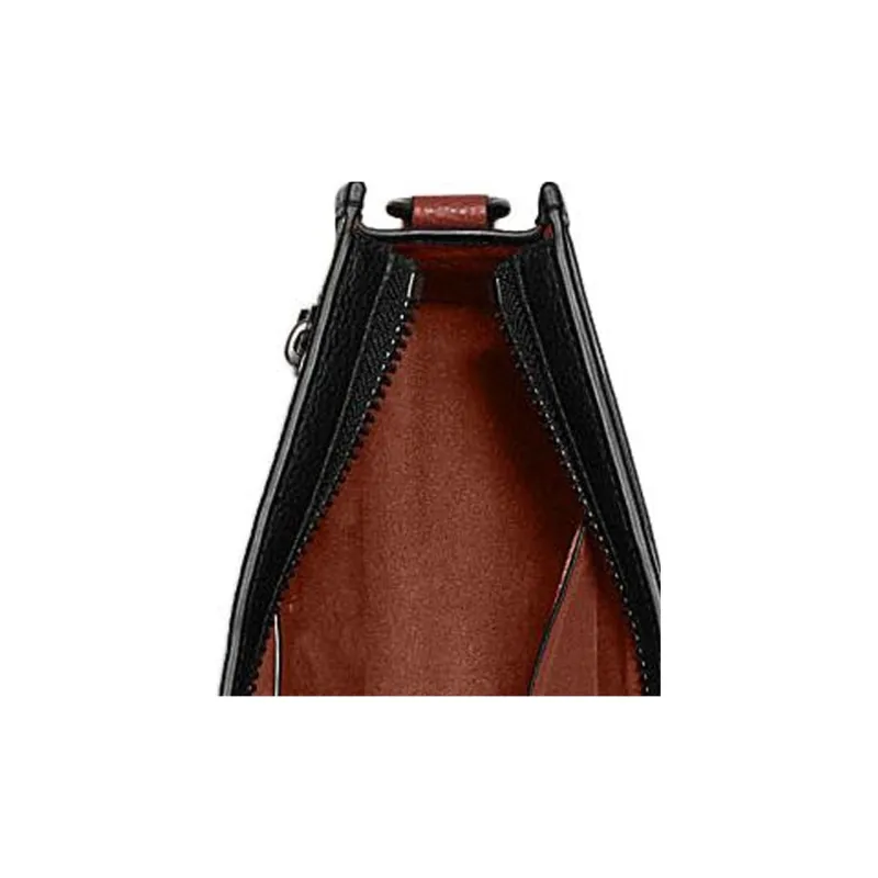 COACH Hitch Artificial Leather Combination Storage Bag Combo Bag Shoulder Bag Crossbody Bag Medium Size Men's Umber-3