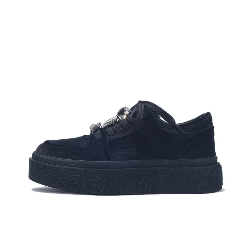 SELAIYA Wear resistant And Lightweight Low Top Skateboard Shoes Women's-0