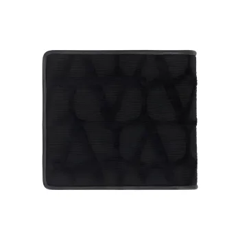 Valentino GARAVANI Leather Wallet Card Holder Men's Black