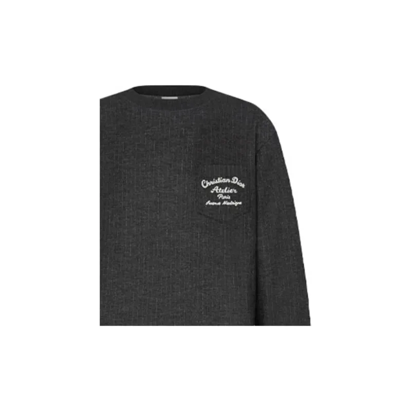 DIOR Quarterly New Products T Shirts Men Gray-3