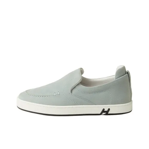 HERMES Kiddy Low Top Skateboard Shoes Women's Light Blue