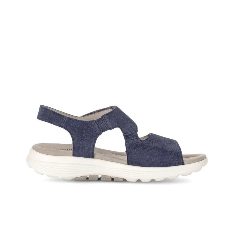 Gabor Rollingsoft Beach Sandals Women's Blue-2