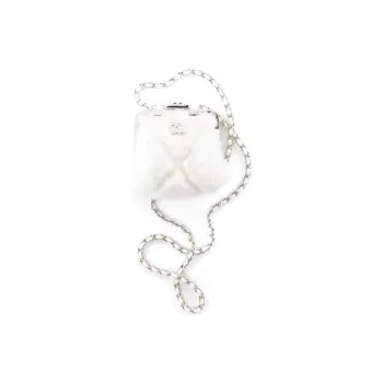 CHANEL Shearling Sheepskin Mini Bag One Shoulder Crossbody Clutch Mini Women's White
