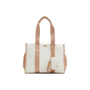 ALDO Polyester Handbag Large Size Women's White
