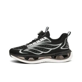 Lin Feng Low Top Running Shoes Unisex Black