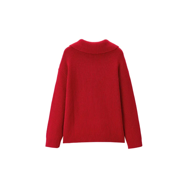 LEDIN Knitwear Women's Samba Red-1
