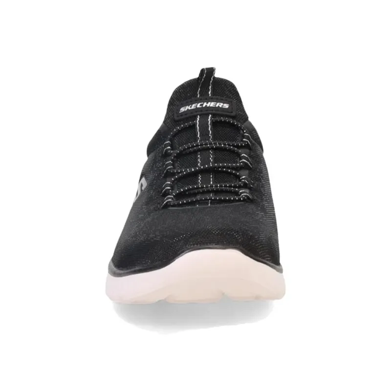 Skechers Summits Anti-Slip Wear-Resistant Low-Top Casual Shoes Women's Black-4