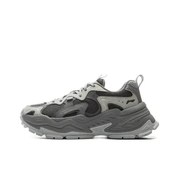 LiNing Starlight Cushioning, Slip Resistant, And Breathable Low Top Casual Shoes Women's Gray