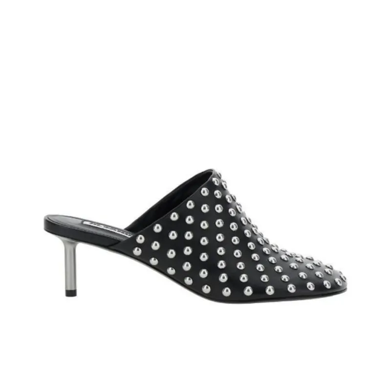 JIL SANDER Closed Toe Slippers 4.5cm Women's Black-1