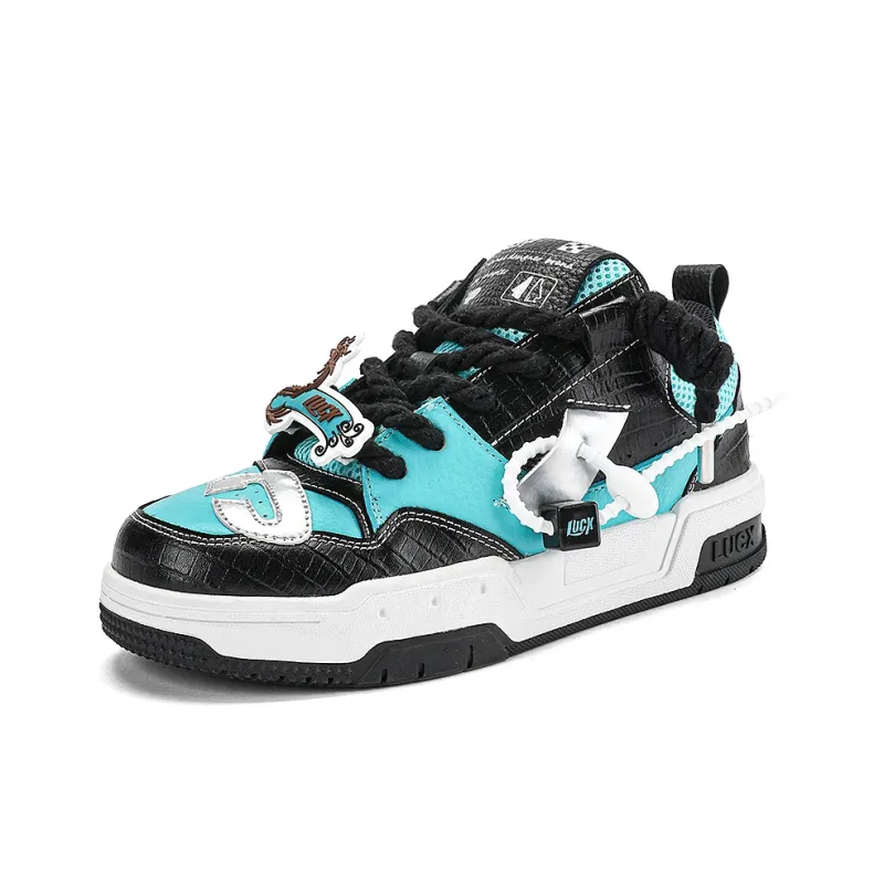 LUCX Lucky Shoes Anti Slip Wear Resistant Low Top Casual Shoes Unisex-4
