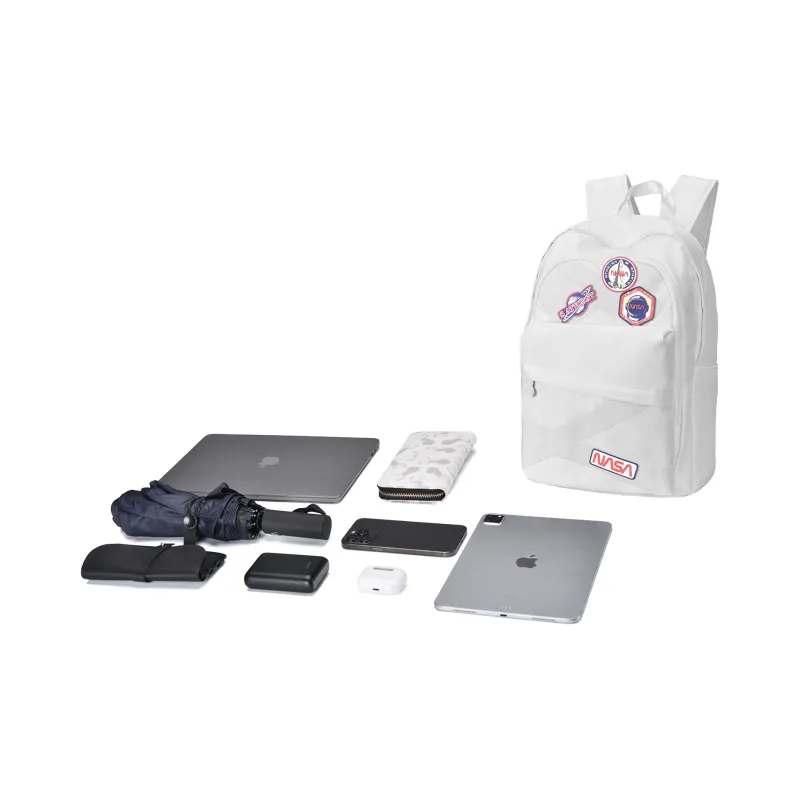 8atheist Polyester Students Backpack Regular Unisex White-4